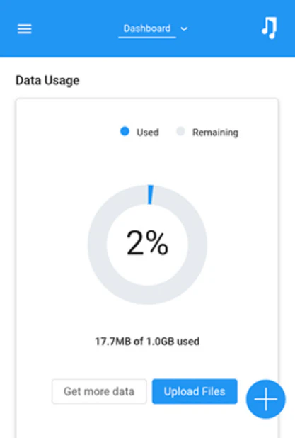screenshot of Music Gateway